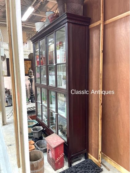 ตู้ไทย ไม้สัก หัวบัว โบราณเก่าสะสม รูปที่ 7