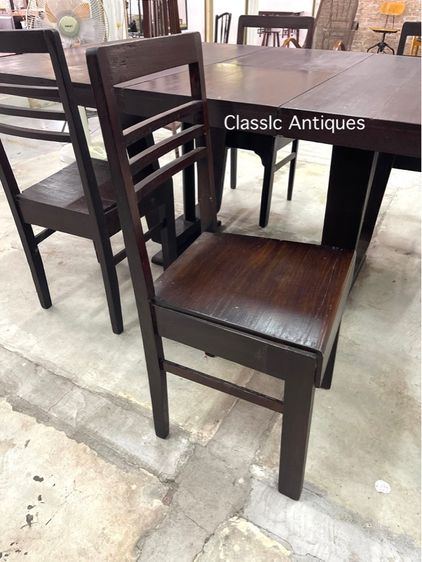 โต๊ะไม้สัก  โบราณเก่าสะสม รูปที่ 6