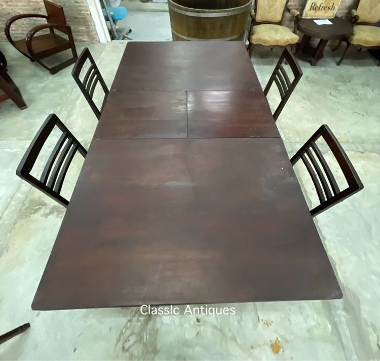 โต๊ะไม้สัก  โบราณเก่าสะสม รูปที่ 4