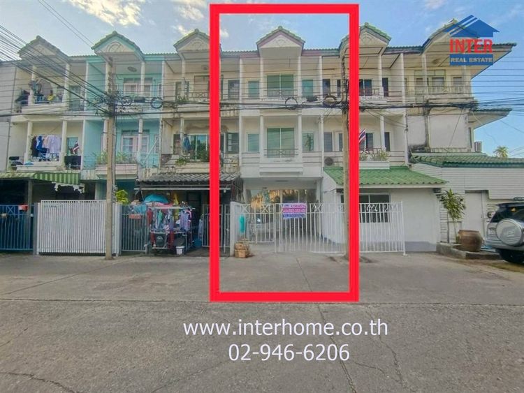 ทาวน์เฮ้าส์ 3 ชั้น 19 ตร.ว. หมู่บ้านสุธาวี ซอยหมู่บ้านพรสว่าง ถนนเทพารักษ์ บางพลี สมุทรปราการ