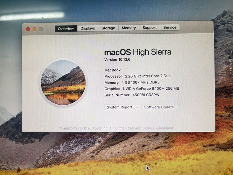 macbook white A1342 2010 สภาพใช้งานได้ดี ราคาถูกใจ รูปที่ 2