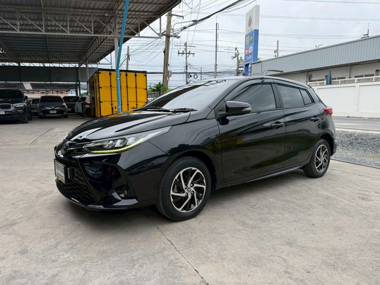 Toyota Yaris 2016 1.2 Sport Sedan เบนซิน ไม่ติดแก๊ส เกียร์อัตโนมัติ ดำ รูปที่ 2