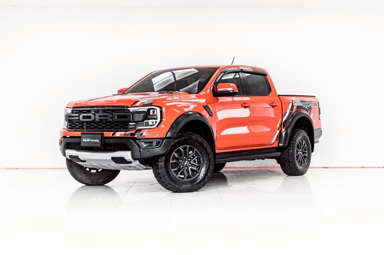 รถ Ford Ranger Raptor 3.0L V6 Twin-Turbo EcoBoost 4x4 สี ส้ม