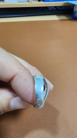 แหวนเงินแท้จากนคร หัวไพลิน size 60 รูปที่ 5