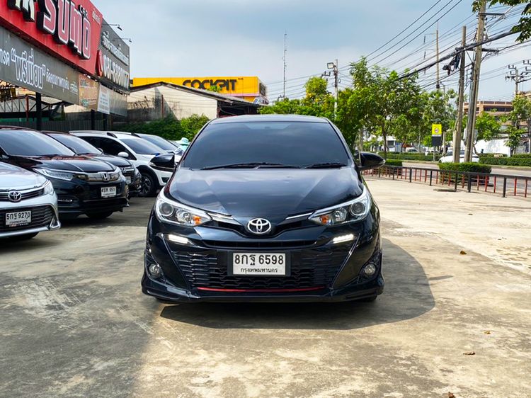 Toyota Yaris 2019 1.2 G Plus Sedan เบนซิน ไม่ติดแก๊ส เกียร์อัตโนมัติ ดำ รูปที่ 2