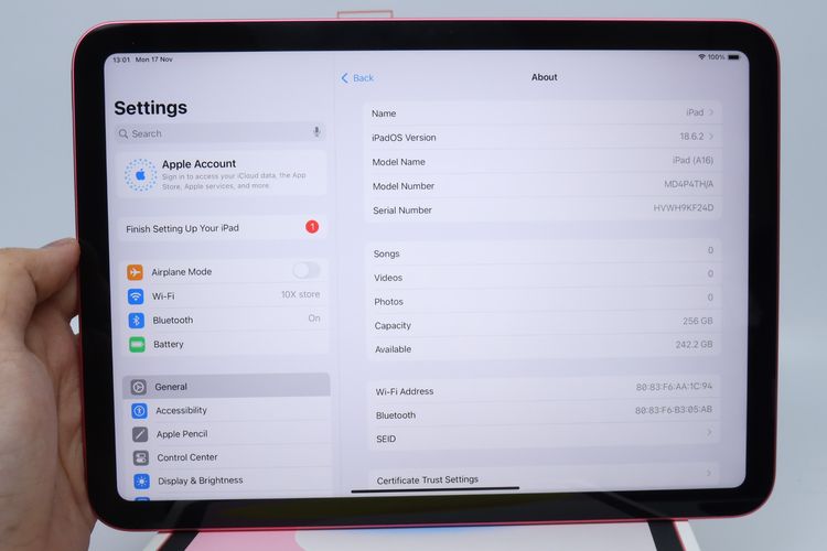 iPad Gen 11 256GB Wi-Fi - ID25110130 รูปที่ 5