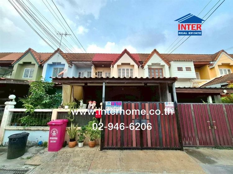 ทาวน์เฮ้าส์ 2 ชั้น 20 ตร.ว. หมู่บ้านบัวทอง2 ใกล้เซ็นทรัลเวสต์เกต ซอยหมู่บ้านบัวทอง23 ติดถนนกาญจาภิเษก บางบัวทอง นนทบุรี