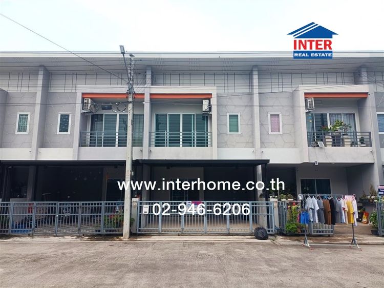 ทาวน์เฮ้าส์ 2 ชั้น 18 ตร.ว. หมู่บ้านไนน์คาแนล รังสิต-คลอง9 ถนนรังสิ -นครนายก ถนนเลียบคลอง9 ธัญบุรี ปทุมธานี