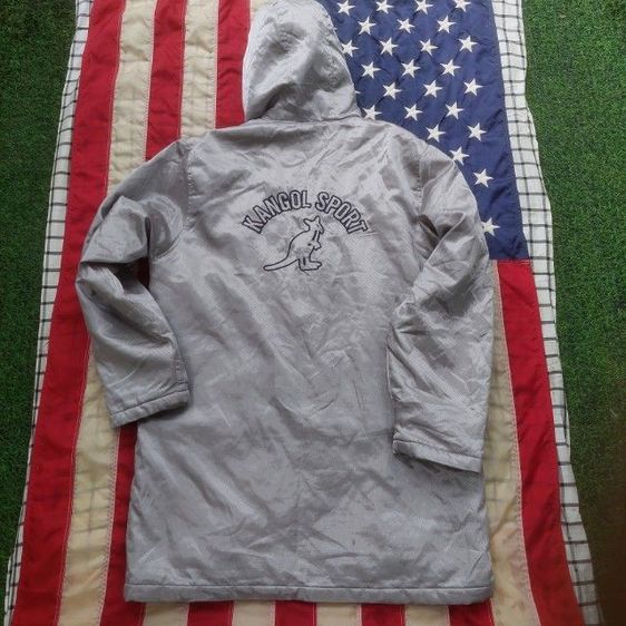 🇬🇧แบรนด์ 🇯🇵KANGOL🦘สเว็ตเตอร์มีฮู้ด อย่างหนา สภาพสวย✨️ รูปที่ 4