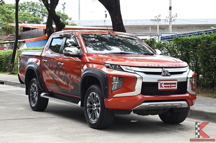 Mitsubishi Triton 2019 2.4 GLS Plus Pickup ดีเซล ไม่ติดแก๊ส เกียร์อัตโนมัติ ส้ม