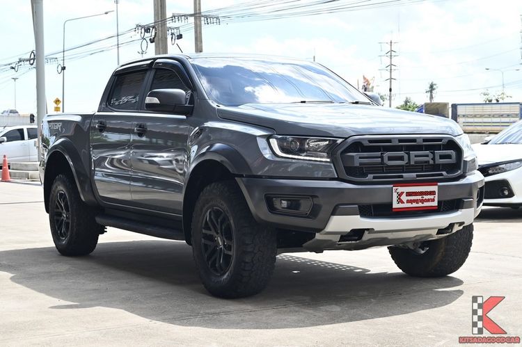 Ford Ranger 2019 2.0 Raptor 4WD Pickup ดีเซล ไม่ติดแก๊ส เกียร์อัตโนมัติ เทา