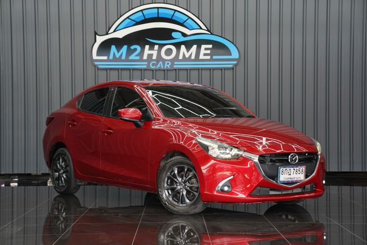 Mazda Mazda 2 2018 1.3 High Connect Sedan เบนซิน เกียร์อัตโนมัติ แดง รูปที่ 3