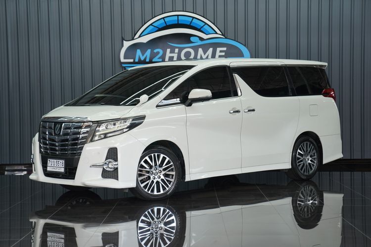 Toyota Alphard 2017 2.5 S C-Package Utility-car เบนซิน เกียร์อัตโนมัติ ขาว