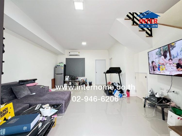 ทาวน์โฮม 2 ชั้น 17.5 ตร.ว. หมู่บ้านพลีโน่ราชพฤกษ์ - แจ้งวัฒนะ ถนนสะพานนนทบุรี-บางบัวทอง ริมคันคลองเกาะเกรียง เมืองปทุมธานี ปทุมธานี รูปที่ 3
