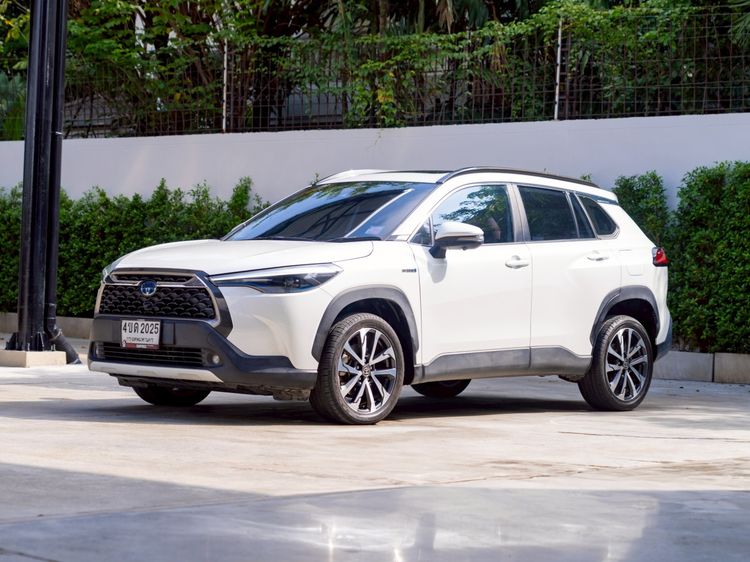 Toyota Corolla Cross 2023 1.8 Hybrid Premium Utility-car ไฮบริด ไม่ติดแก๊ส เกียร์อัตโนมัติ ขาว รูปที่ 3