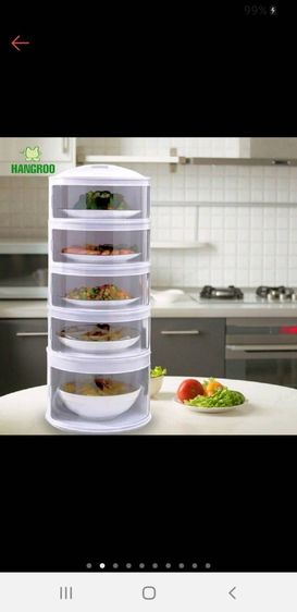 ชั้นเก็บอาหาร คอนโดเก็บกับข้าว ที่ใส่กับข้าวสไลด์เปิดปิดป้องกันแมลงได้ รูปที่ 12