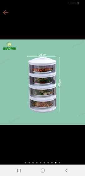 ชั้นเก็บอาหาร คอนโดเก็บกับข้าว ที่ใส่กับข้าวสไลด์เปิดปิดป้องกันแมลงได้ รูปที่ 3