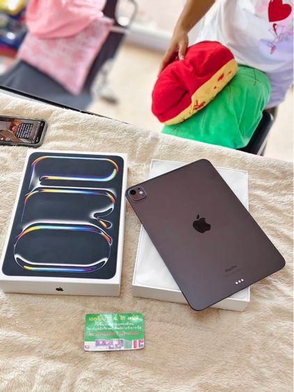  iPad Pro 11-inch Wi-Fi 256GB with Standard glass  Space Black (5th Gen)( M.4) รูปที่ 2