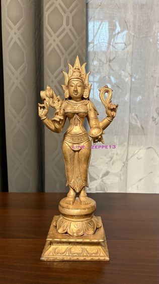 พระแม่กาลีอัมมัน เนื้อสัมฤทธิ์ งานเก่าเก็บหลายสิบปี รูปที่ 6