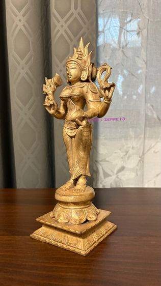 พระแม่กาลีอัมมัน เนื้อสัมฤทธิ์ งานเก่าเก็บหลายสิบปี รูปที่ 2