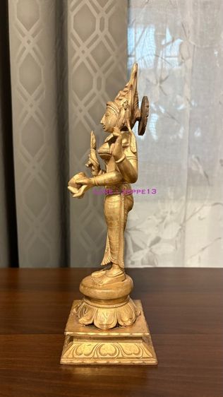 พระแม่กาลีอัมมัน เนื้อสัมฤทธิ์ งานเก่าเก็บหลายสิบปี รูปที่ 3