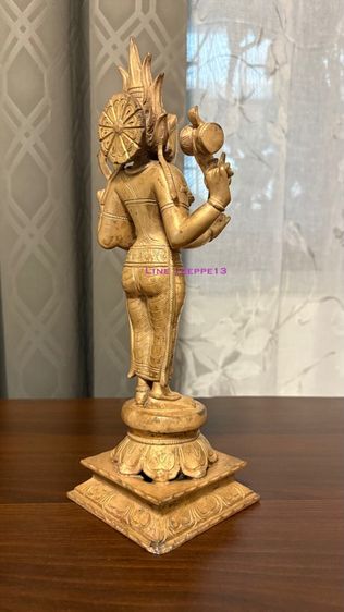 พระแม่กาลีอัมมัน เนื้อสัมฤทธิ์ งานเก่าเก็บหลายสิบปี รูปที่ 4