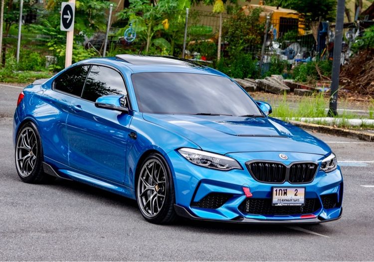 BMW M2 2020 3.0 Competition Sedan เบนซิน ไม่ติดแก๊ส เกียร์อัตโนมัติ ฟ้า รูปที่ 3