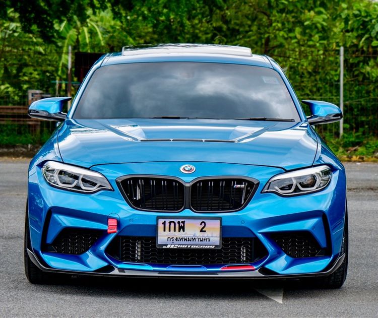 BMW M2 2020 3.0 Competition Sedan เบนซิน ไม่ติดแก๊ส เกียร์อัตโนมัติ ฟ้า รูปที่ 2