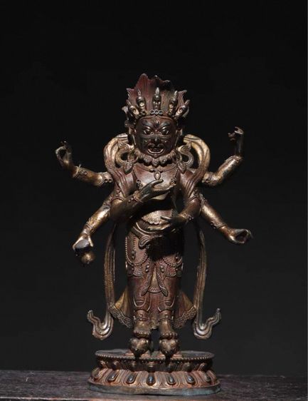 🕉️ พระพุทธรูปวัชระทองเหลืองสัมฤทธิ์แบบทิเบต