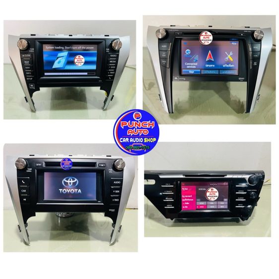 จอติดรถ TOYOTA camry (เครื่องศูนย์แท้)