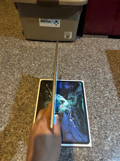 ขายiPadPro12.9สีดำ32กิ๊กและสีทอง128กิ๊กWifi Celluer ใส่ซิมได้มีกล่องอีมี่ตรงสูนTrueถูกๆ รูปที่ 11