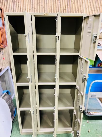 ตู้ล๊อคเกอร์เหล็ก Locker แบบ 12 ช่อง ลัคกี้ บานครบ รูปที่ 7