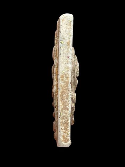 พระสมเด็จวัดระฆังพิมพ์ใหญ่กรอบกระจกโรยผงตะไบทอง หลัง ครุฑนูน รูปที่ 5