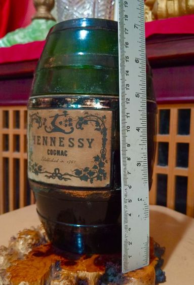 ฝรั่งเศส..สภาพเดิมๆเก่าโบราณทรงถังเบียร์เนื้อแก้ว รูปที่ 11