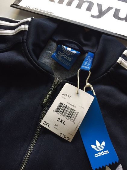 Adidas Originals Superstar Track Jacket Men's 2XL  มือ1 FROM  USA รูปที่ 8