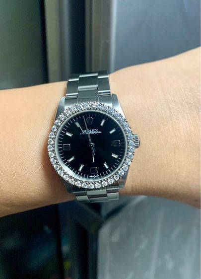 Rolex Oyster Perpetual Boy 31mm หน้าดำ กล่องใบครบ รูปที่ 7