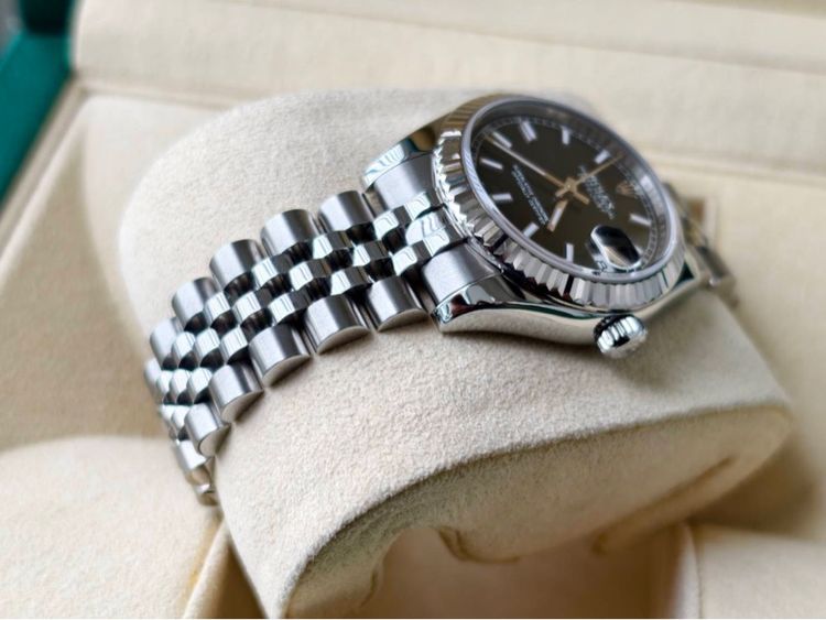 Rolex Datejust Boy 31mm หน้าดำ กล่องใบครบ รูปที่ 4