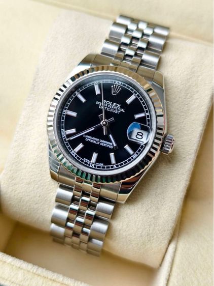 Rolex Datejust Boy 31mm หน้าดำ กล่องใบครบ รูปที่ 2