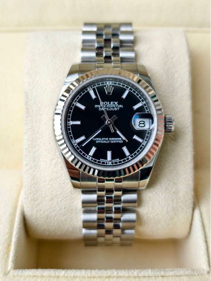 Rolex Datejust Boy 31mm หน้าดำ กล่องใบครบ