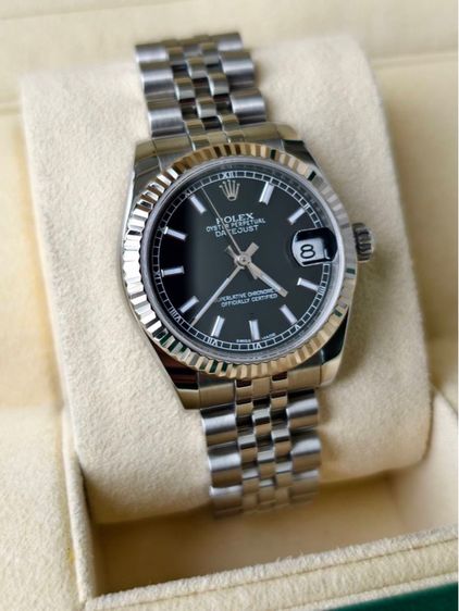Rolex Datejust Boy 31mm หน้าดำ กล่องใบครบ รูปที่ 3