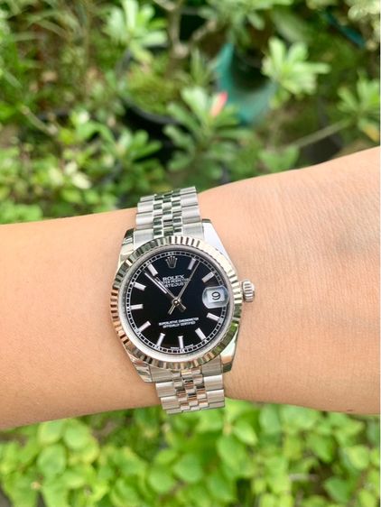 Rolex Datejust Boy 31mm หน้าดำ กล่องใบครบ รูปที่ 7