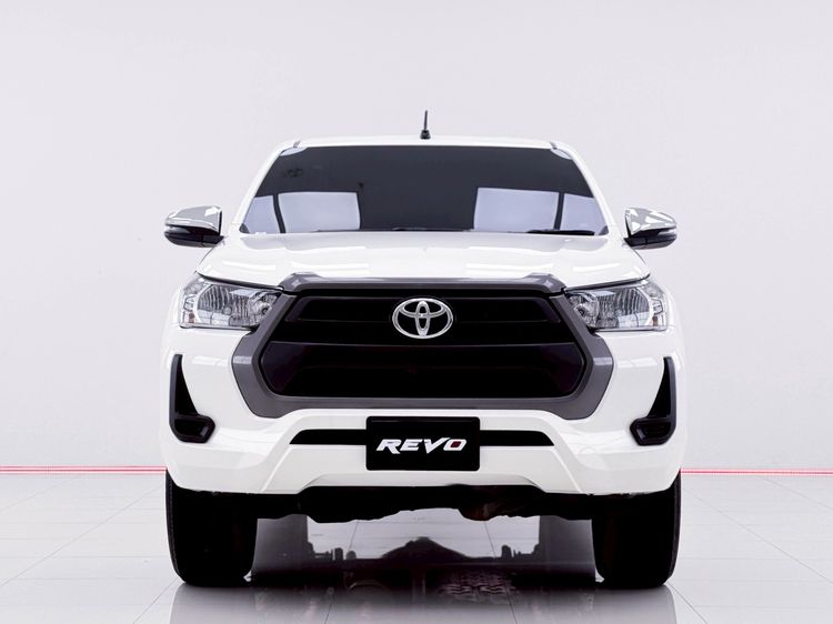 Toyota Hilux Revo 2021 Double Cab 2.4 Entry Prerunner Pickup ดีเซล ไม่ติดแก๊ส เกียร์ธรรมดา ขาว รูปที่ 3