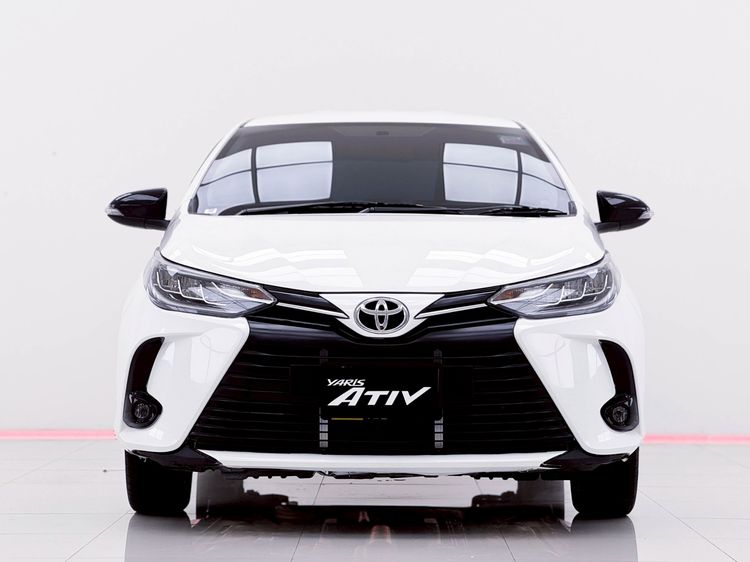 Toyota Yaris ATIV 2021 1.2 Sport Sedan เบนซิน ไม่ติดแก๊ส เกียร์อัตโนมัติ ขาว รูปที่ 3