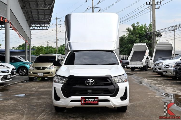 Toyota Hilux Revo 2023 2.4 Entry Pickup ดีเซล ไม่ติดแก๊ส เกียร์ธรรมดา ขาว รูปที่ 2