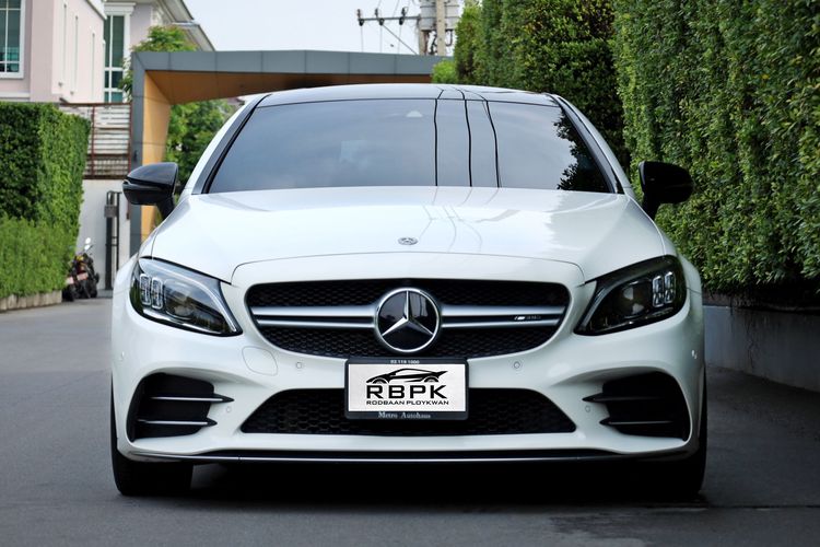 Mercedes-Benz C-Class 2019 C43 Sedan เบนซิน ไม่ติดแก๊ส เกียร์อัตโนมัติ ขาว รูปที่ 3