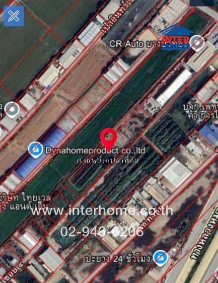ที่ดินเปล่า 4 ไร่ 49.1 ตร.ว. ที่ดินเปล่า ซอยเปาอินทร์ ซอย5 ถนนกาญจนาภิเษก345 ถนนซอยเปาอินทร์ ปากเกร็ด นนทบุรี