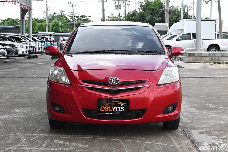 Toyota Vios 2007 1.5 E Sedan เบนซิน ไม่ติดแก๊ส เกียร์อัตโนมัติ แดง รูปที่ 2