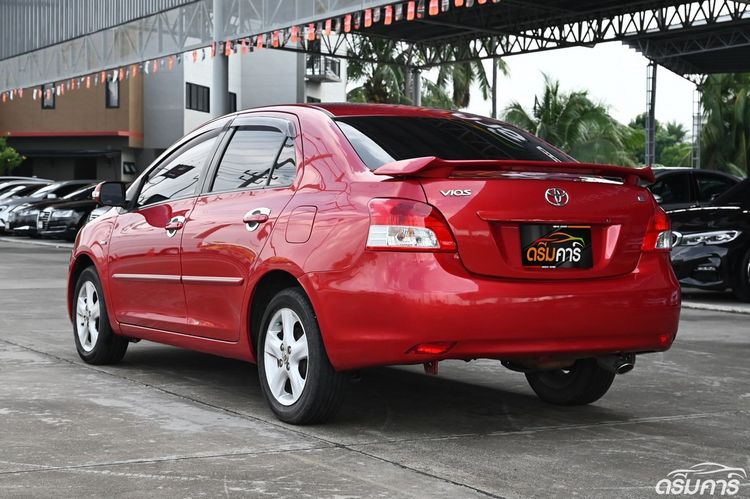 Toyota Vios 2007 1.5 E Sedan เบนซิน ไม่ติดแก๊ส เกียร์อัตโนมัติ แดง รูปที่ 3