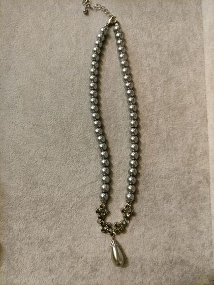 อื่นๆ สร้อยคอและจี้ สร้อยคอ​มุกต่อคริสตัล​