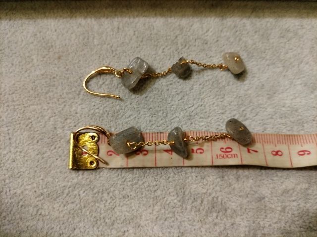 ต่างหู​​ Labradorite หินแห่งการปกป้อง รูปที่ 4